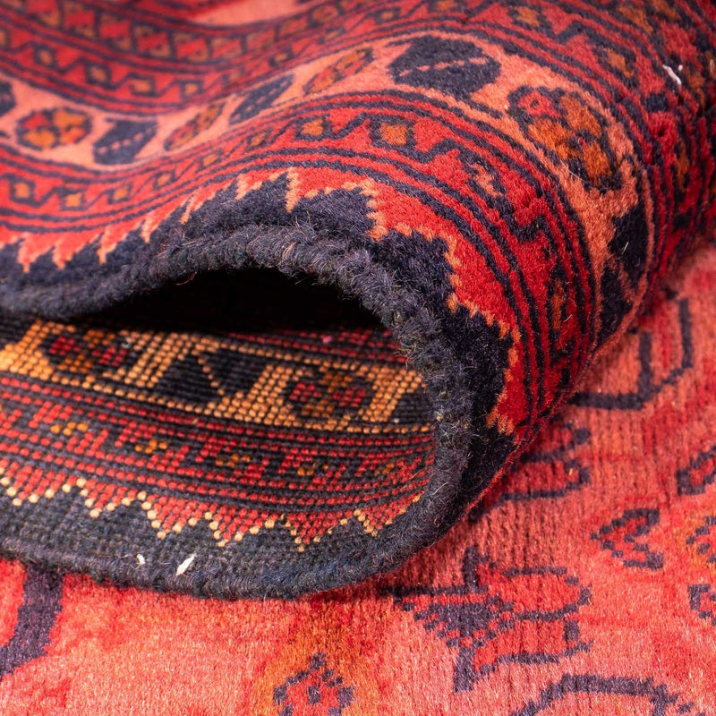 Tapis afghan - Hatschlu - 290 x 200 cm - rouge