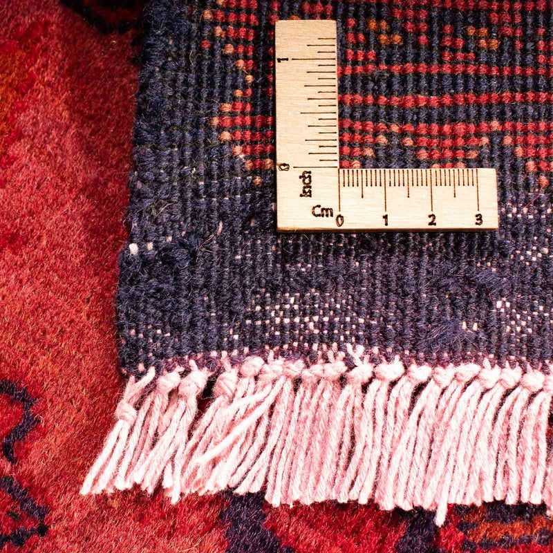 Tapis afghan - Hatschlu - 290 x 200 cm - rouge