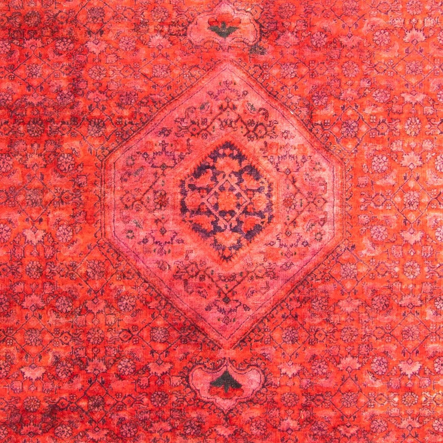 Tapis persan - Bidjar - 280 x 205 cm - rouge clair