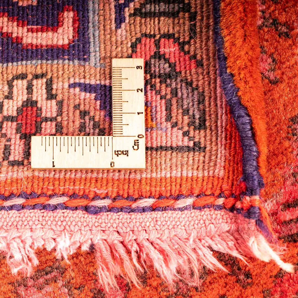 Tapis persan - Bidjar - 315 x 155 cm - rouge clair