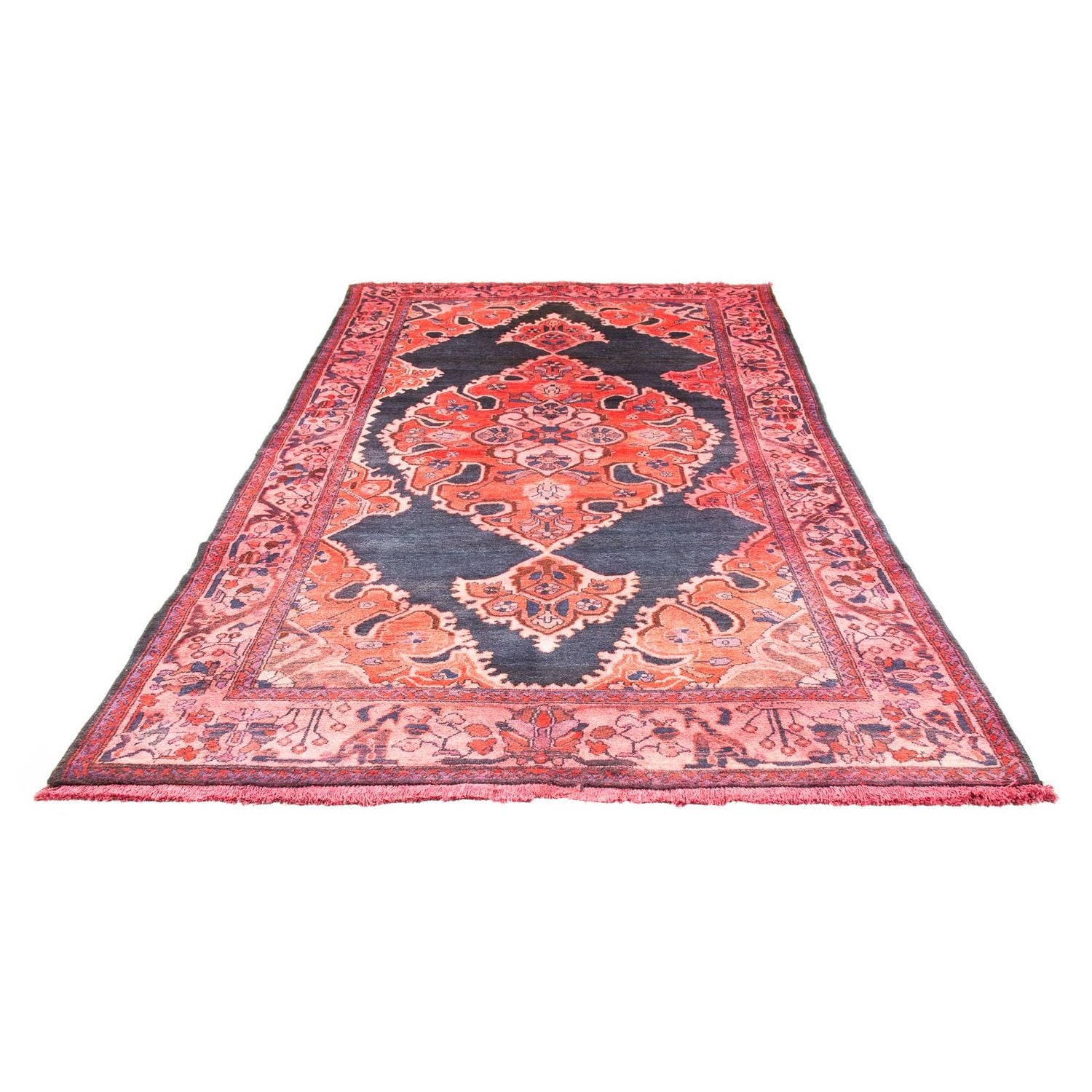 Tapis persan - Nomadic - 307 x 180 cm - rouge clair