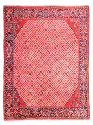 Tapis persan - Nomadic - 290 x 210 cm - rouge clair