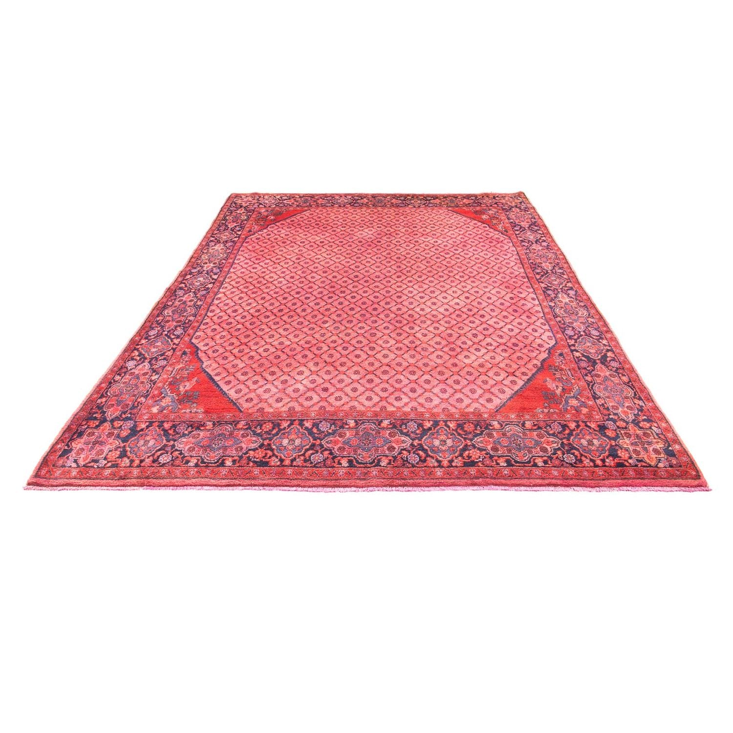 Tapis persan - Nomadic - 290 x 210 cm - rouge clair