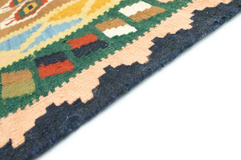 Tapis de couloir Tapis Kelim - Oriental - 256 x 128 cm - colorée