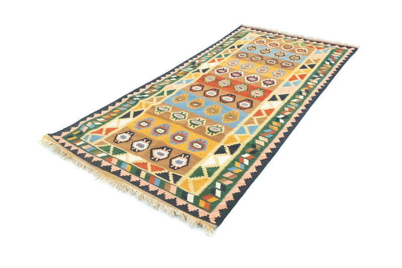 Tapis de couloir Tapis Kelim - Oriental - 256 x 128 cm - colorée