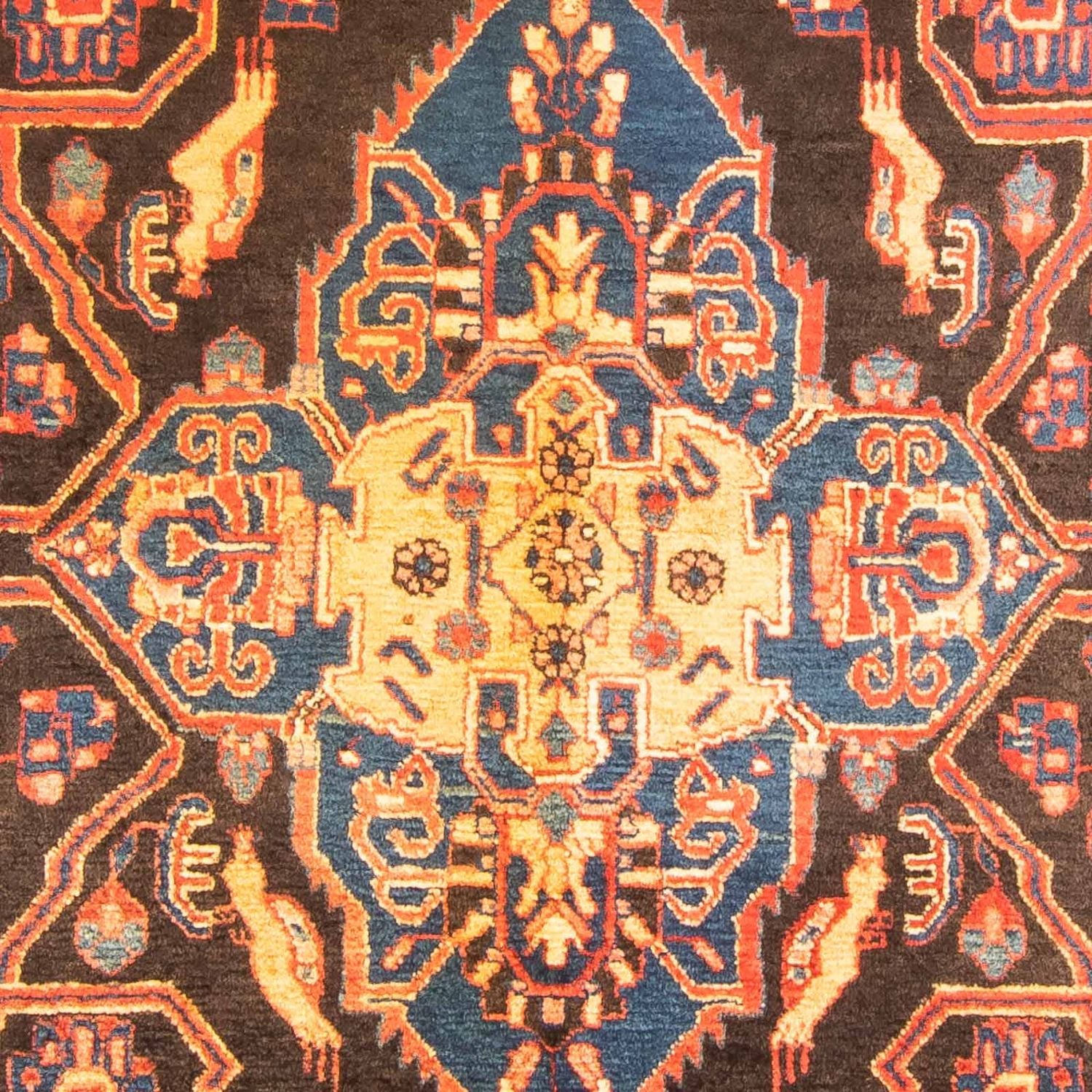 Tapis persan - Nomadic - 293 x 150 cm - multicolore