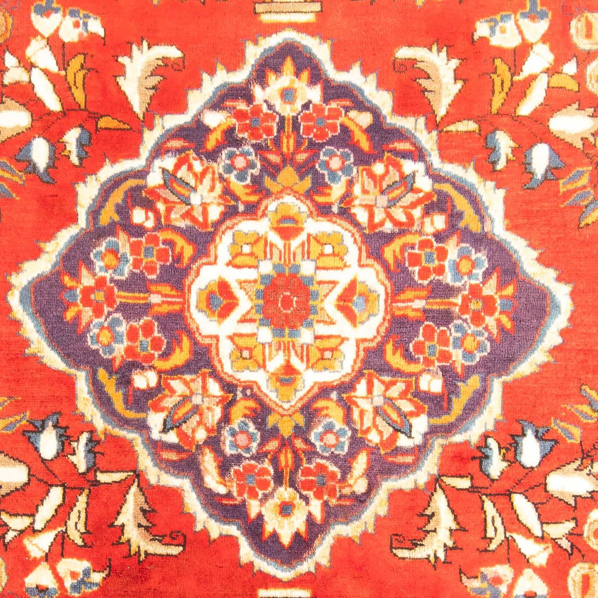 Tapis persan - Nomadic - 210 x 173 cm - rouge