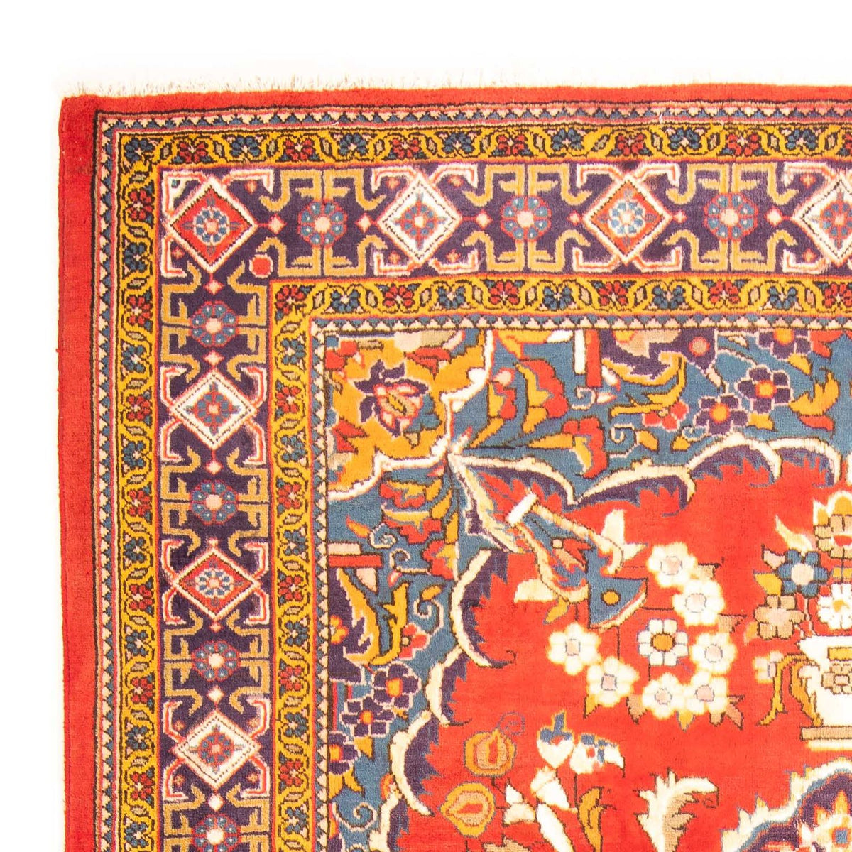 Tapis persan - Nomadic - 210 x 173 cm - rouge
