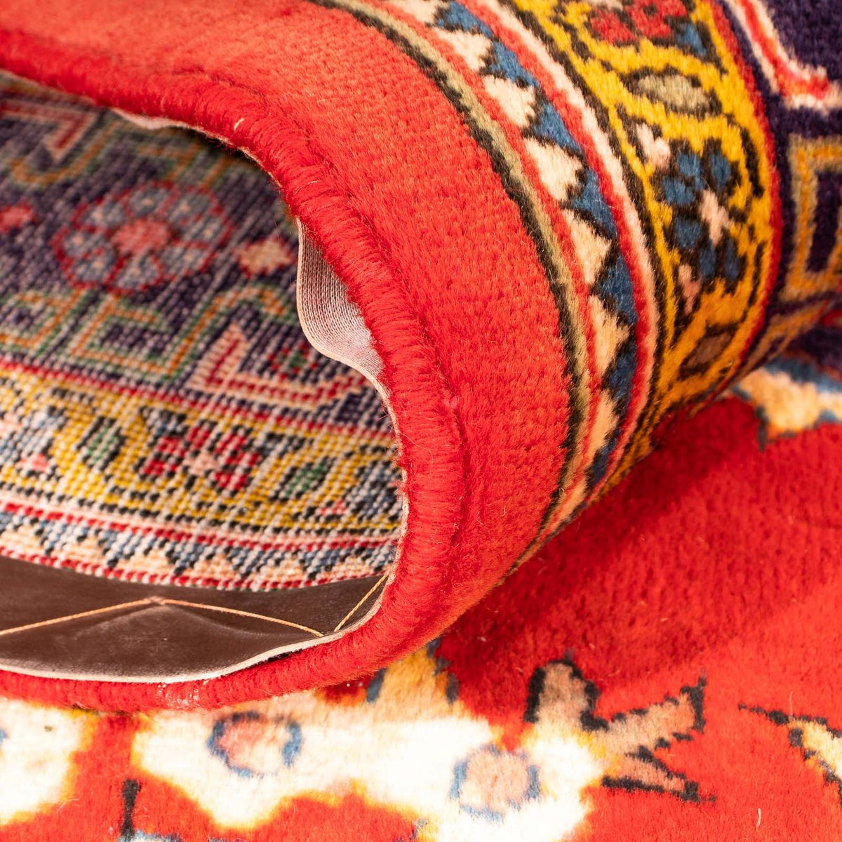 Tapis persan - Nomadic - 210 x 173 cm - rouge