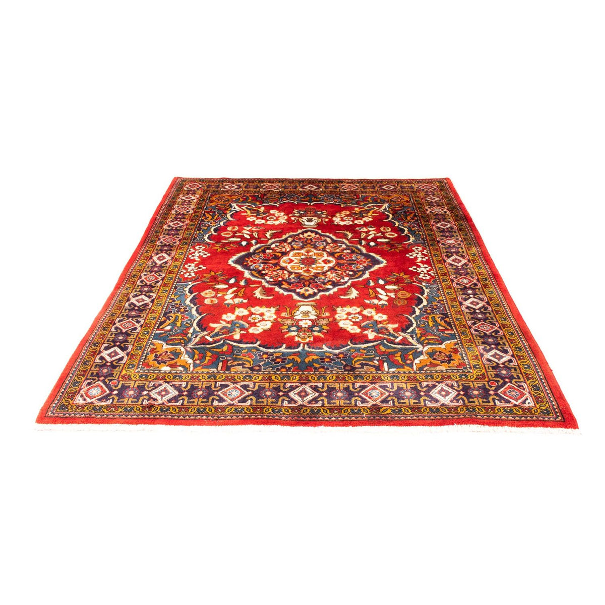 Tapis persan - Nomadic - 210 x 173 cm - rouge