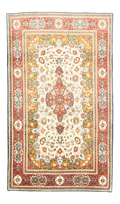 Tapis persan - Ghom - 245 x 142 cm - beige