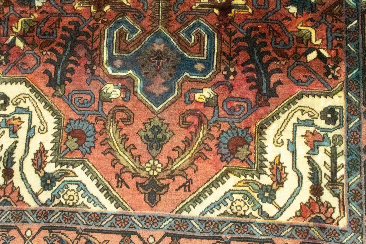 Tapis de couloir Tapis persan - Nomadic - 230 x 116 cm - orange