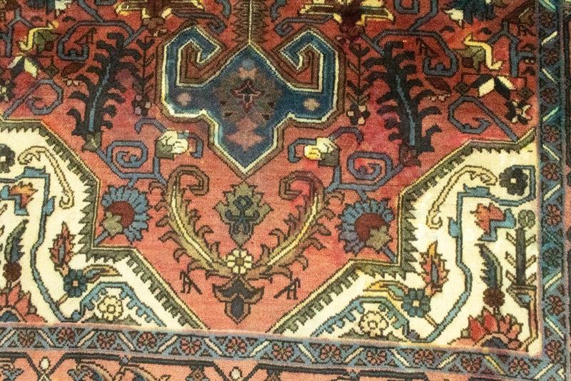 Tapis de couloir Tapis persan - Nomadic - 230 x 116 cm - orange