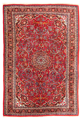 Tapis persan - Classique - 210 x 147 cm - rouge
