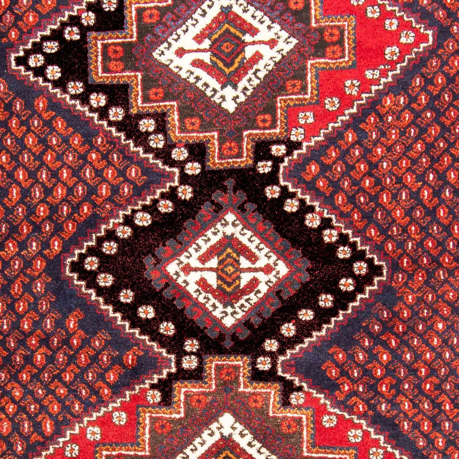 Tapis persan - Nomadic - 205 x 164 cm - rouge