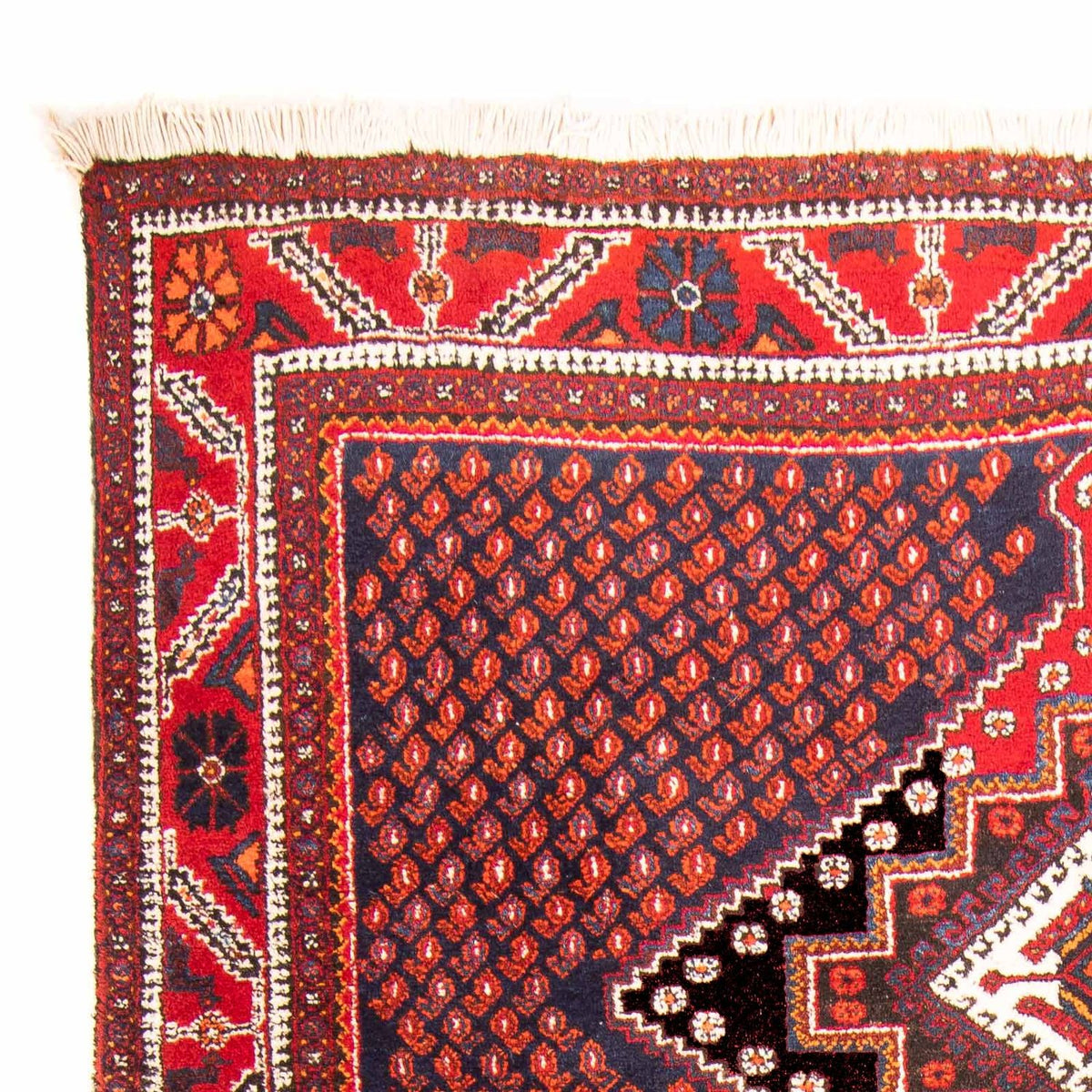 Tapis persan - Nomadic - 205 x 164 cm - rouge