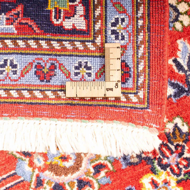 Tapis persan - Keshan - 217 x 139 cm - rouge clair