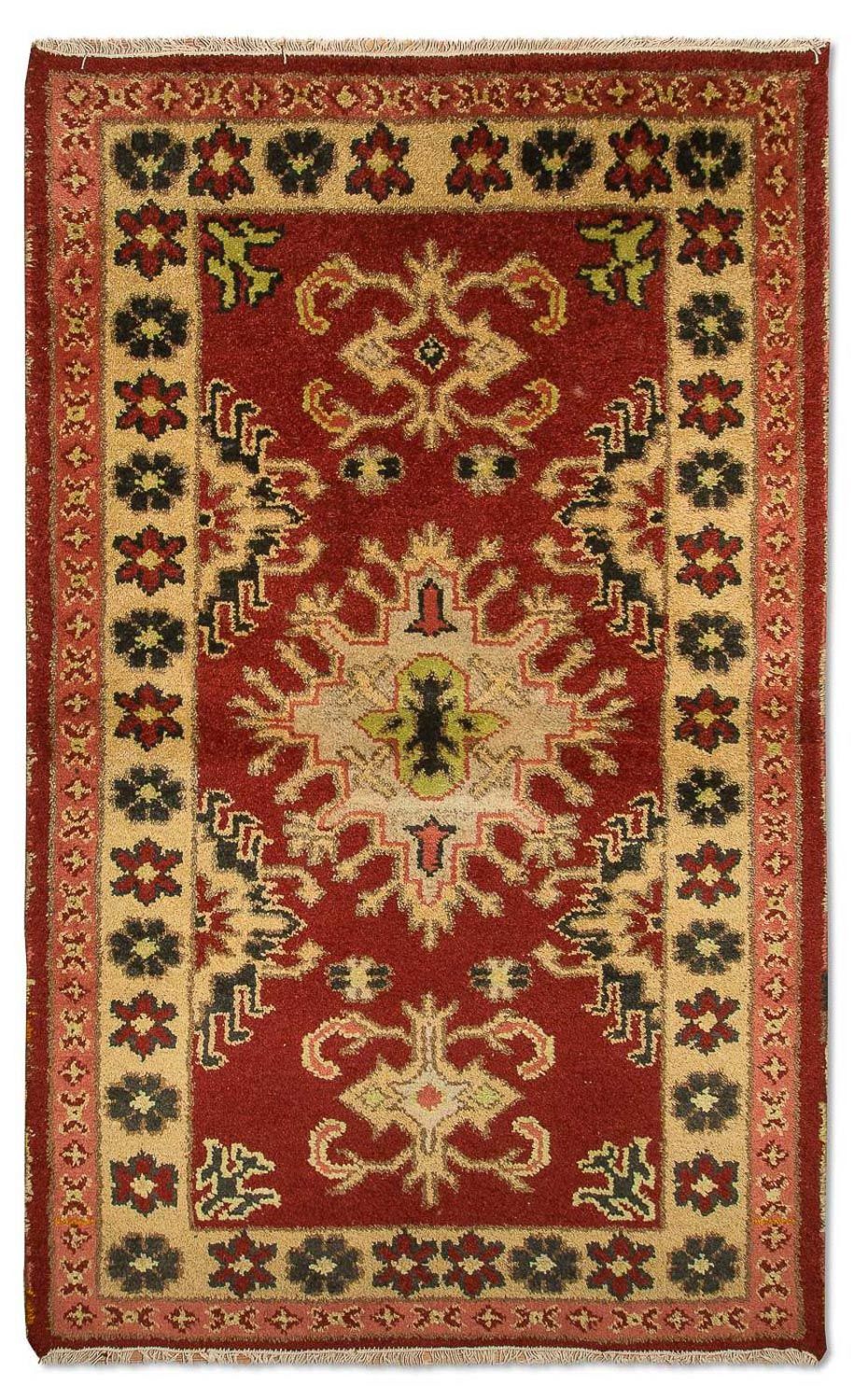 Tapis oriental - 151 x 90 cm - rouge