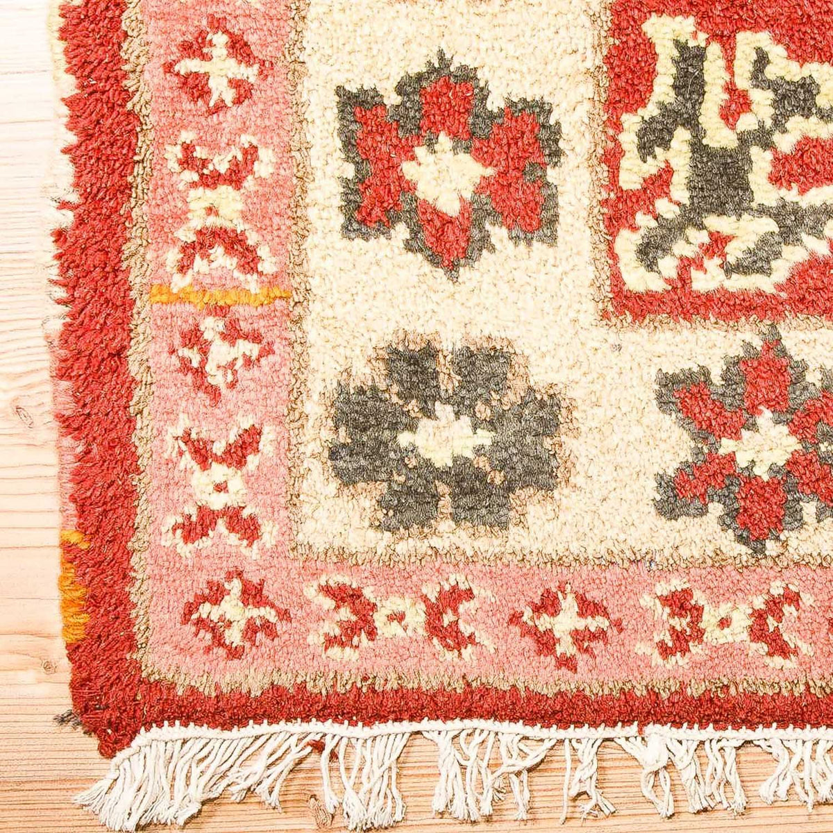 Tapis oriental - 151 x 90 cm - rouge