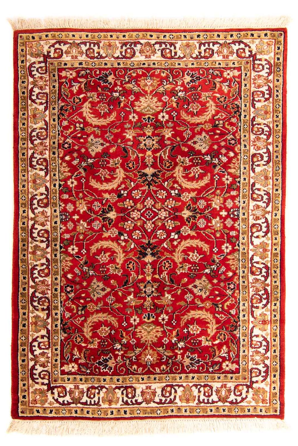 Tapis oriental - Bidjar - Indus - 176 x 119 cm - rouge foncé