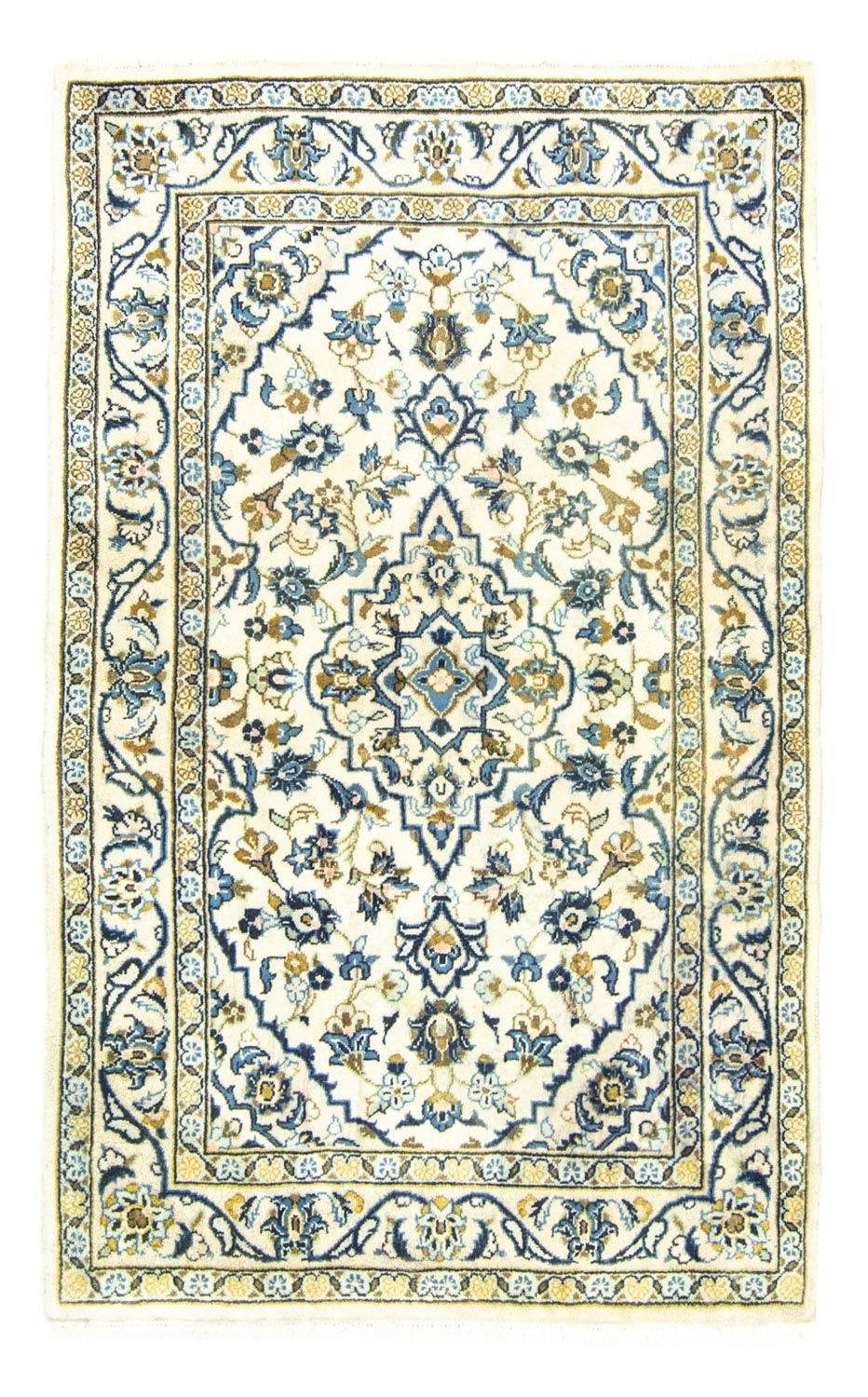 Tapis persan - Keshan - 162 x 102 cm - beige