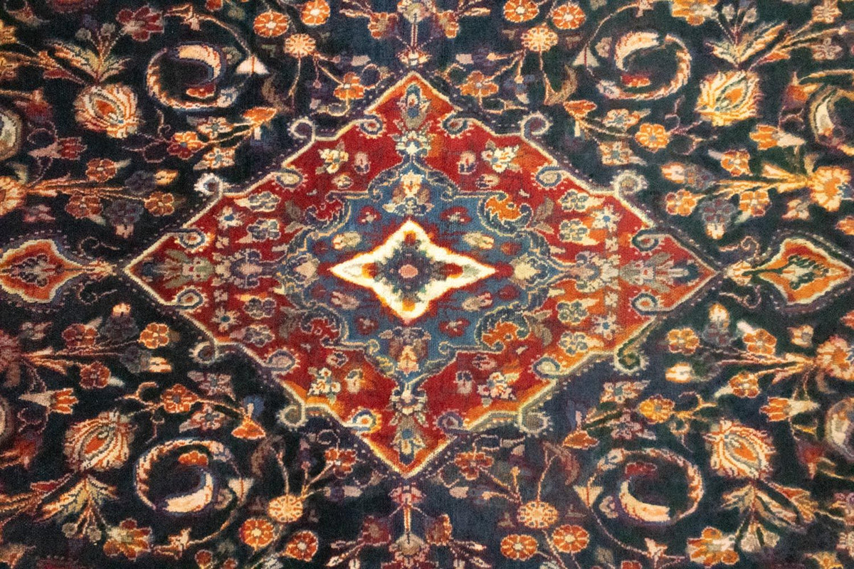 Tapis de couloir Tapis persan - Nomadic - 227 x 129 cm - bleu