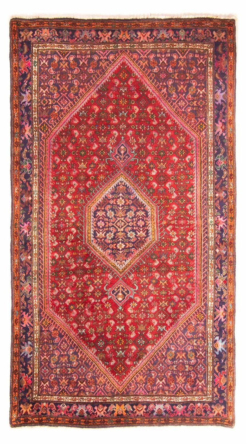 Tapis de couloir Tapis persan - Bidjar - 222 x 128 cm - rouge clair