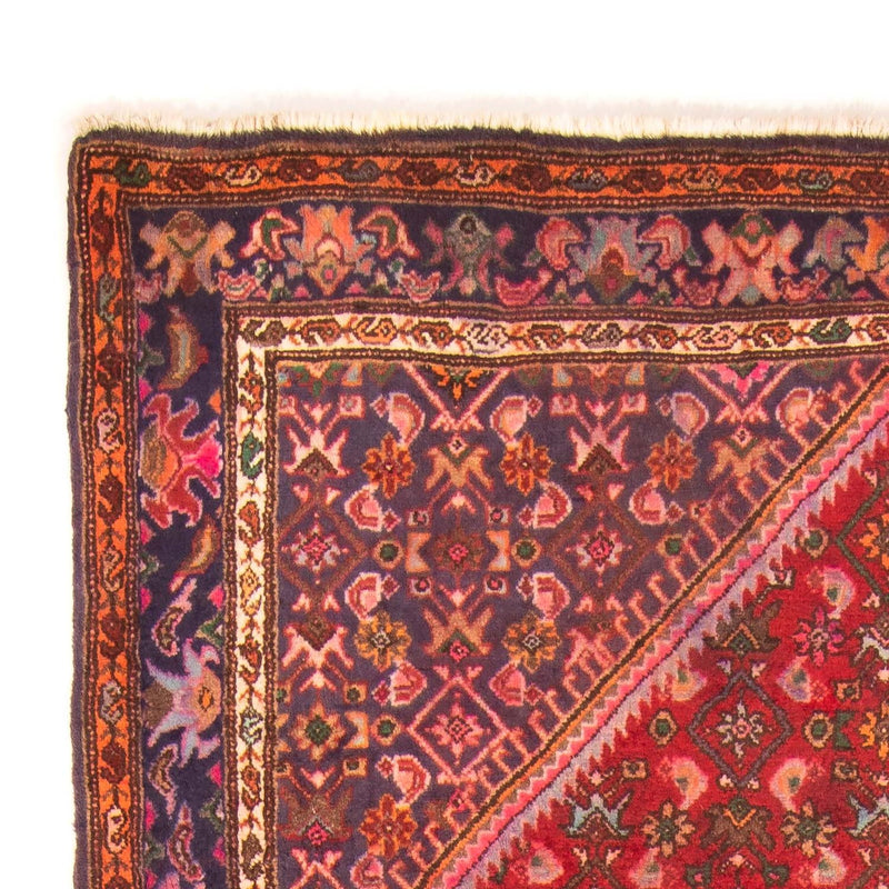 Tapis de couloir Tapis persan - Bidjar - 222 x 128 cm - rouge clair
