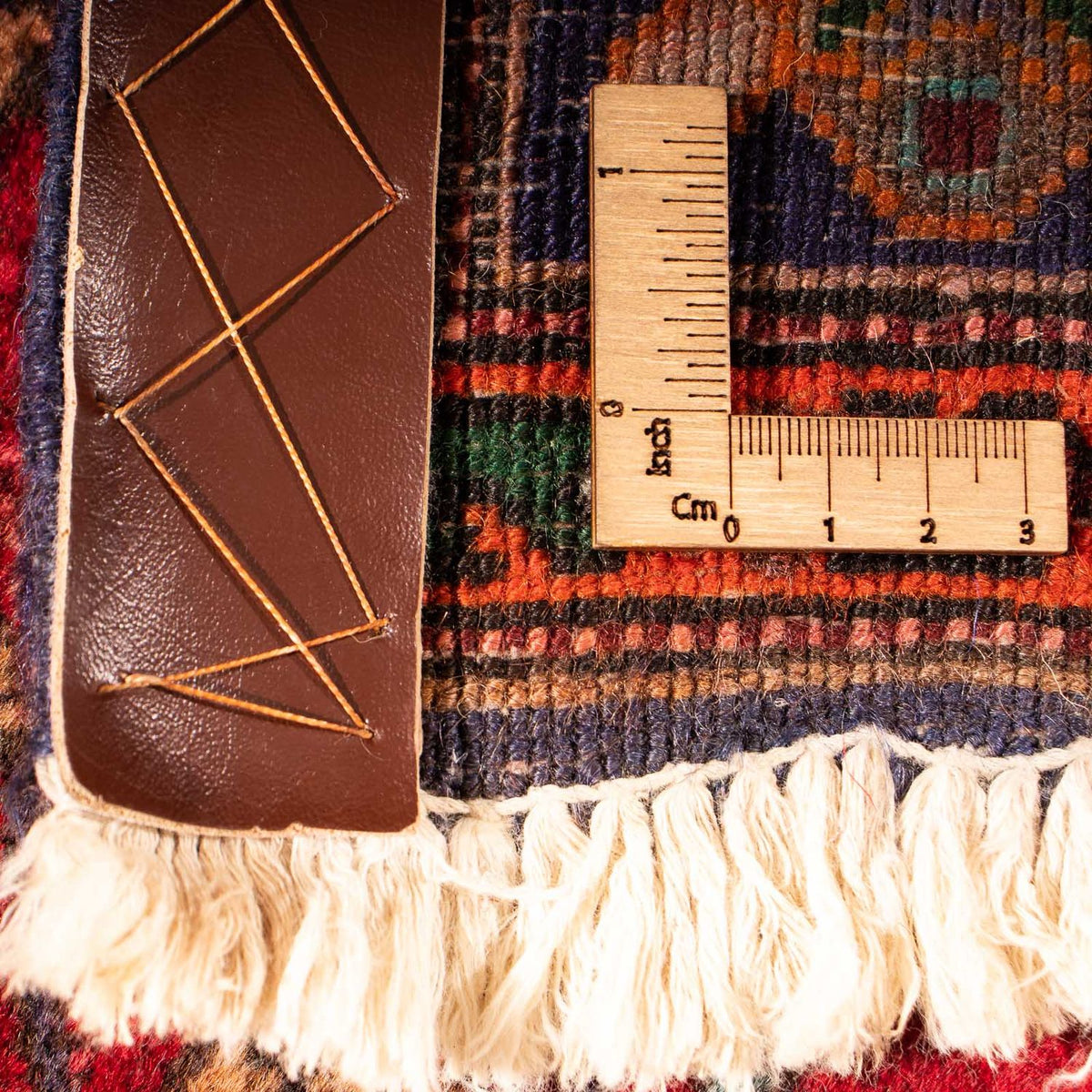 Tapis de couloir Tapis persan - Bidjar - 222 x 128 cm - rouge clair