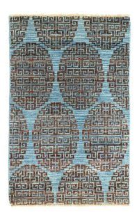 Tapis design - 96 x 60 cm - bleu