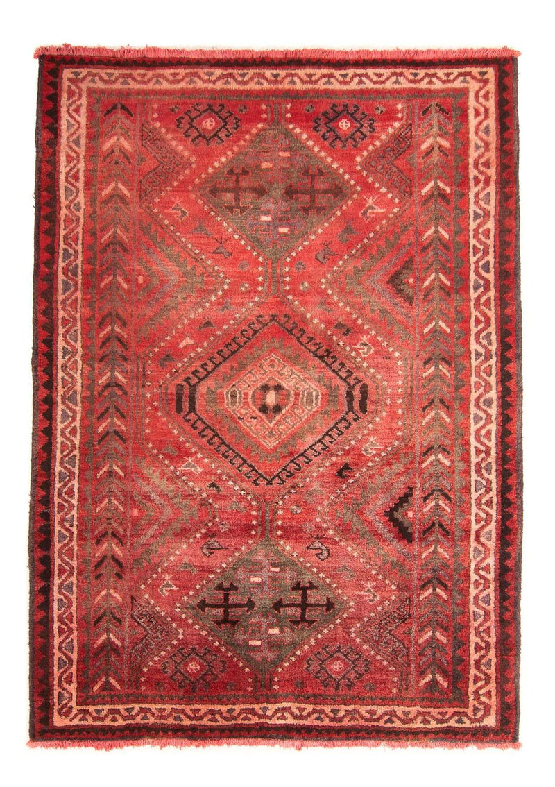 Tapis persan - Nomadic - 242 x 174 cm - rouge foncé