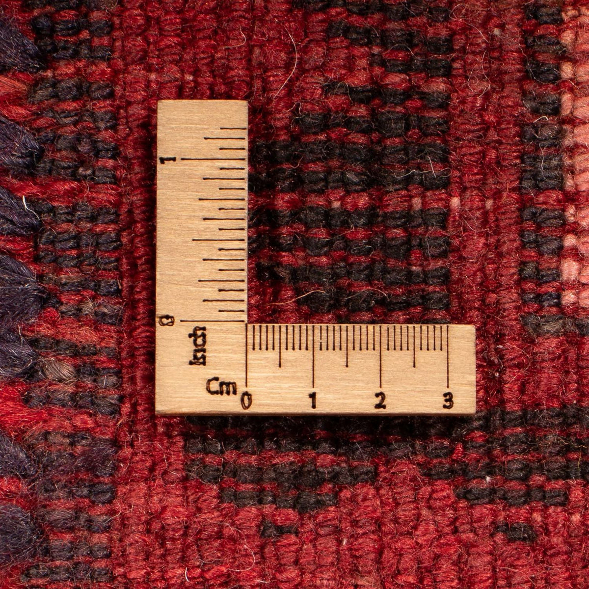 Tapis persan - Nomadic - 242 x 174 cm - rouge foncé