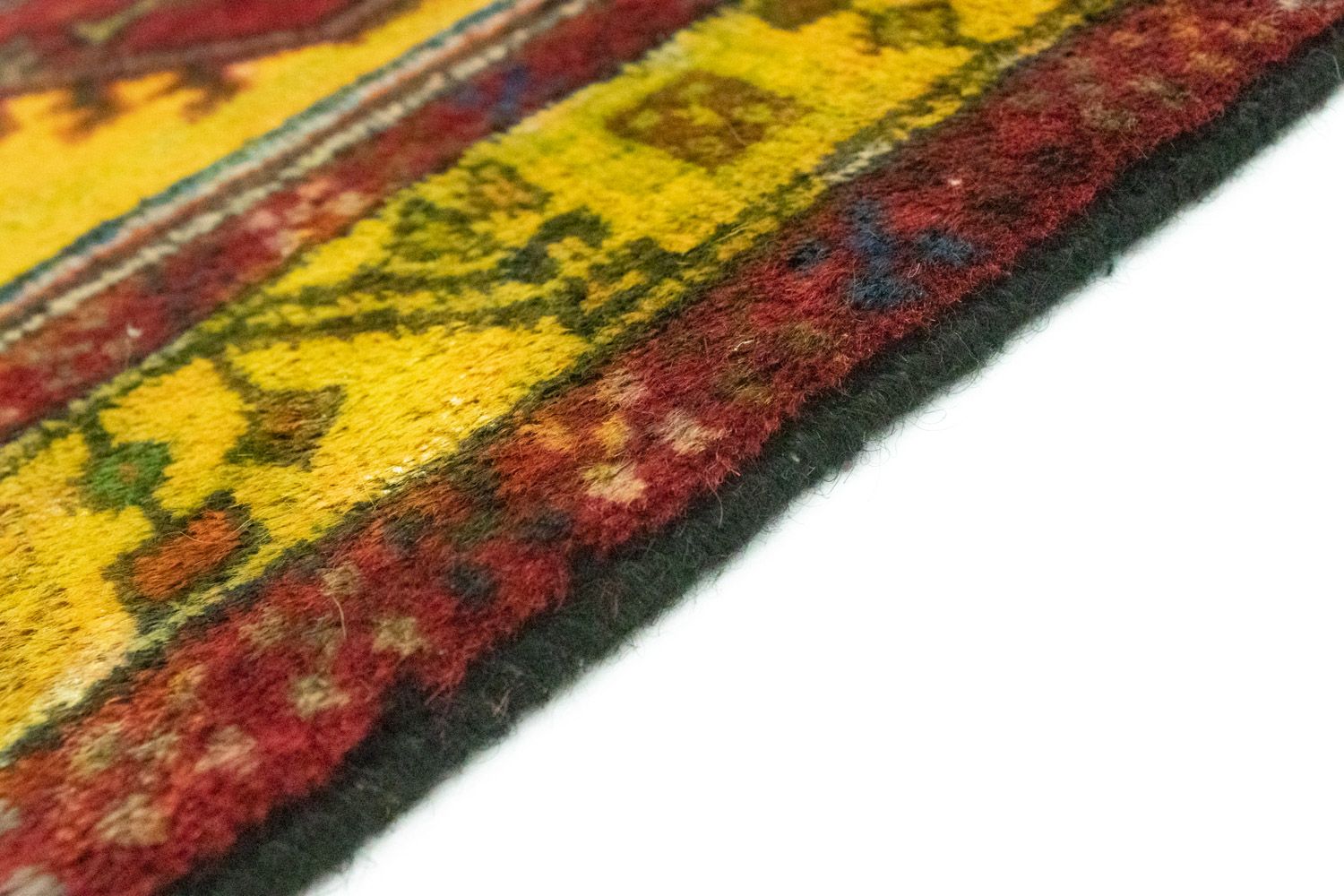 Tapis de couloir Tapis persan - Nomadic - 300 x 73 cm - jaune