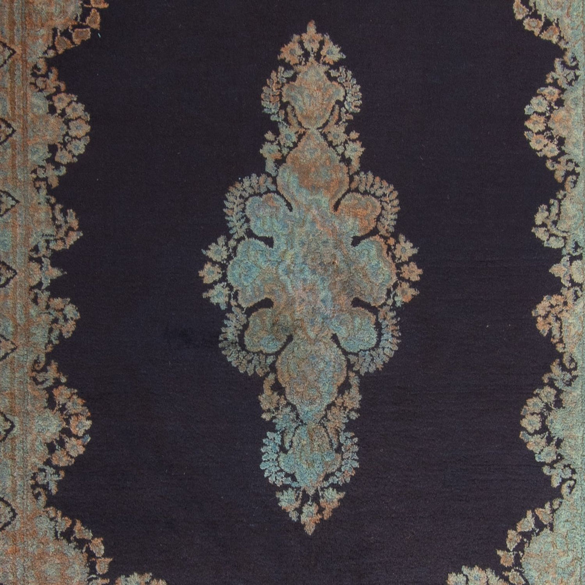 Tapis persan - Classique - 199 x 151 cm - bleu foncé