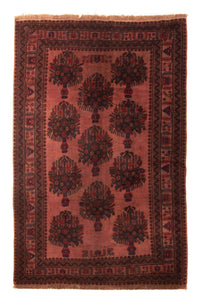 Tapis afghan - 303 x 200 cm - multicolore