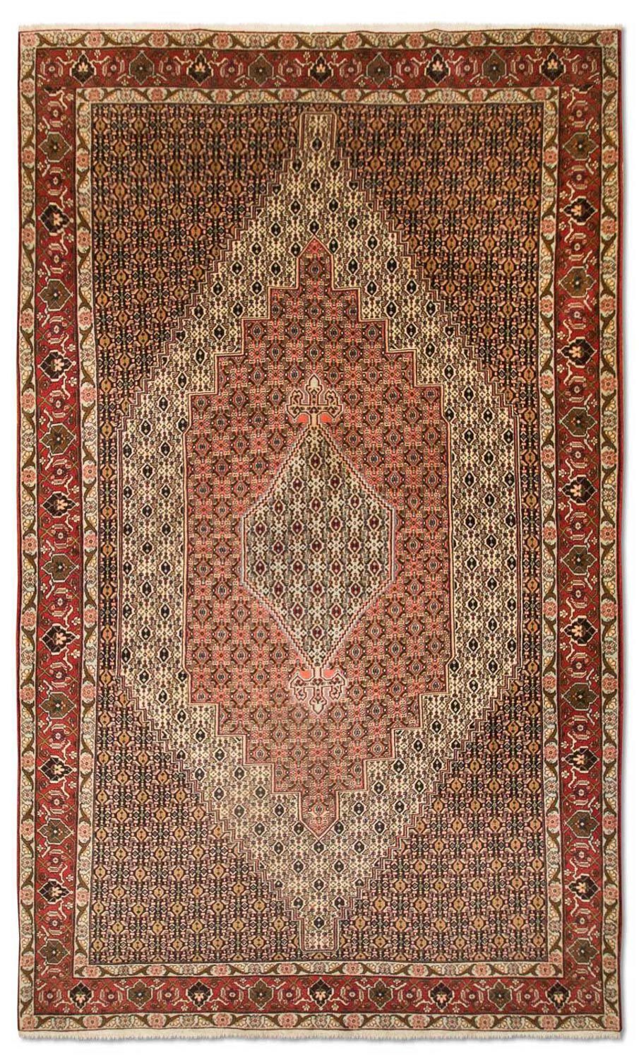 Tapis persan - Classique - 348 x 200 cm - bleu foncé