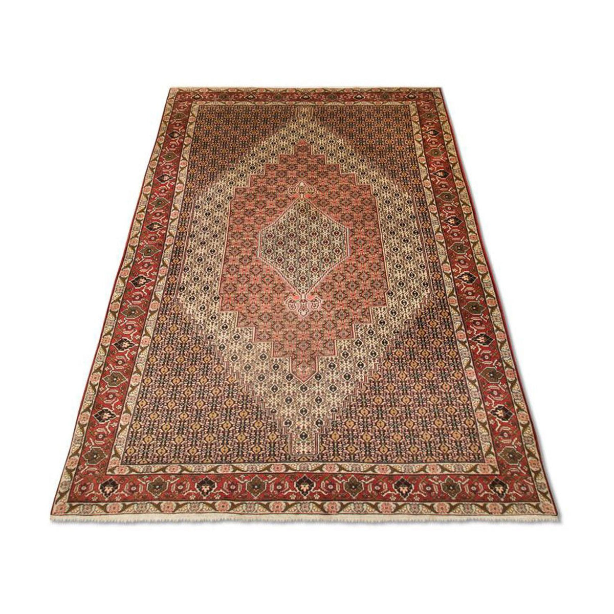Tapis persan - Classique - 348 x 200 cm - bleu foncé