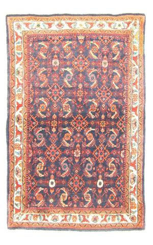 Tapis persan - Nomadic - 168 x 103 cm - bleu