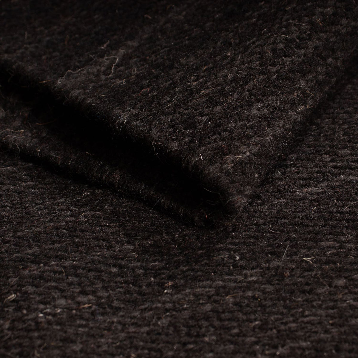 Tapis Kelim - Tendance - 195 x 132 cm - marron foncé