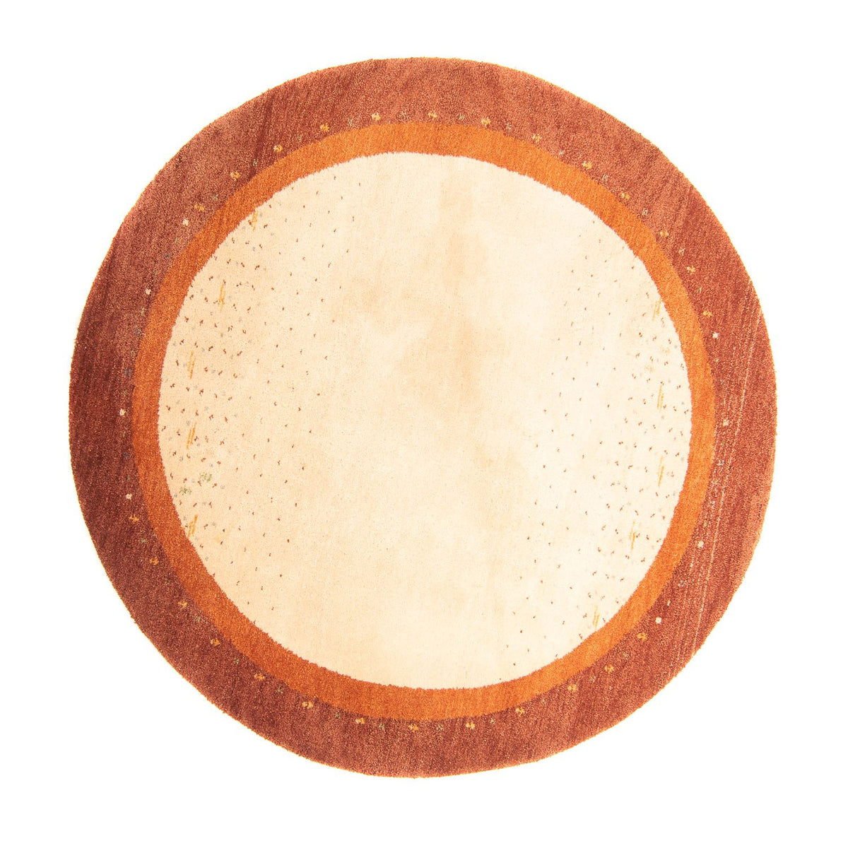 Tapis Gabbeh - Indus ronde  - 200 x 200 cm - beige