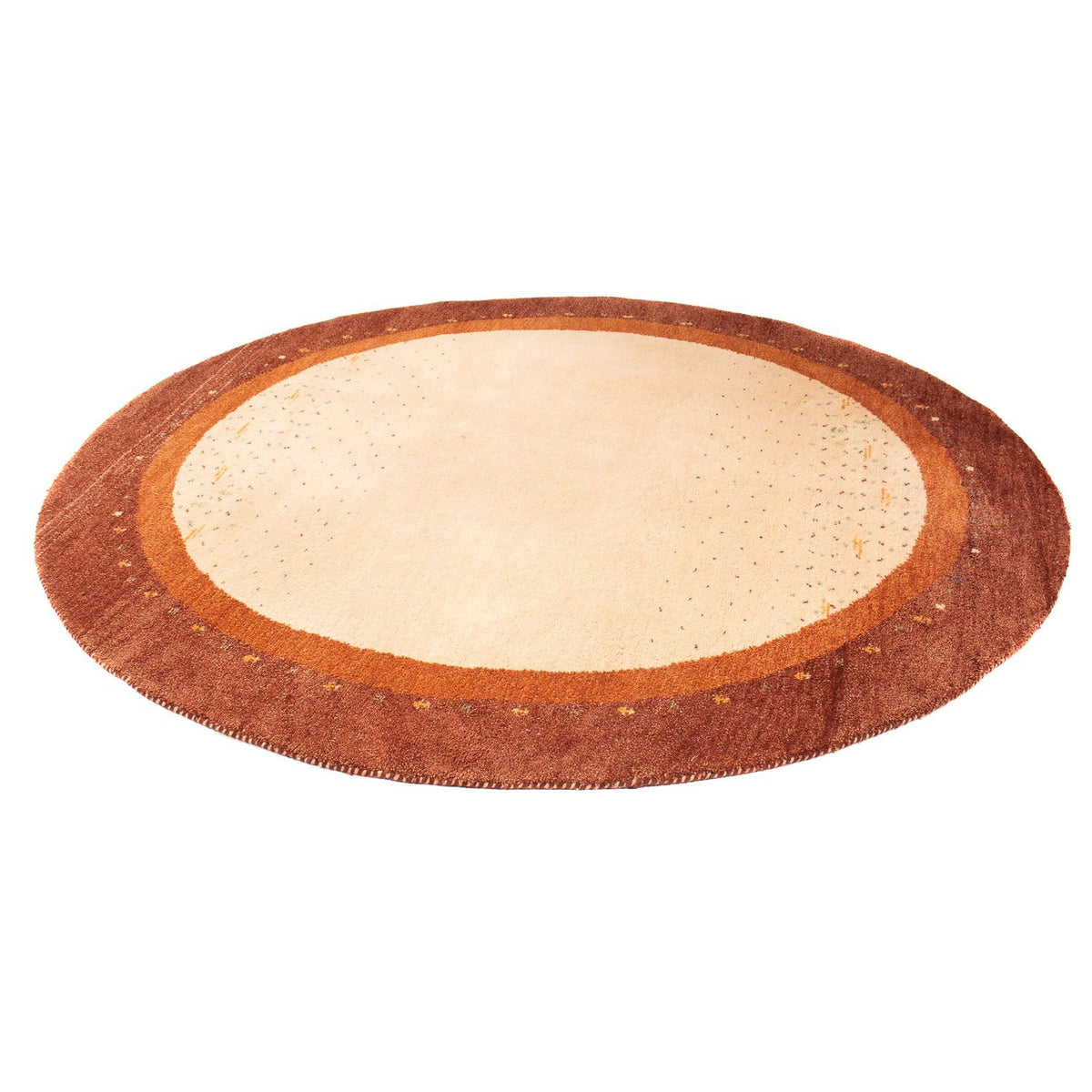 Tapis Gabbeh - Indus ronde  - 200 x 200 cm - beige