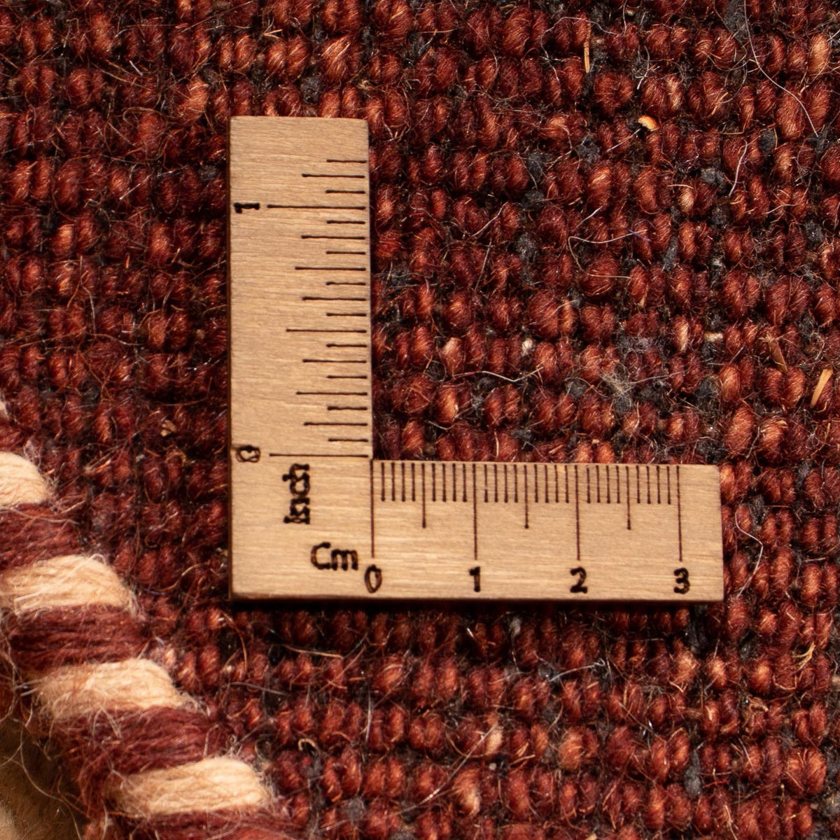 Tapis Gabbeh - Indus ronde  - 200 x 200 cm - beige