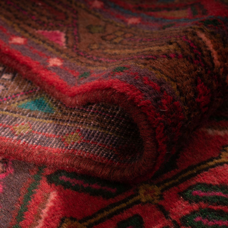 Tapis de couloir Tapis persan - Nomadic - 282 x 80 cm - rouge
