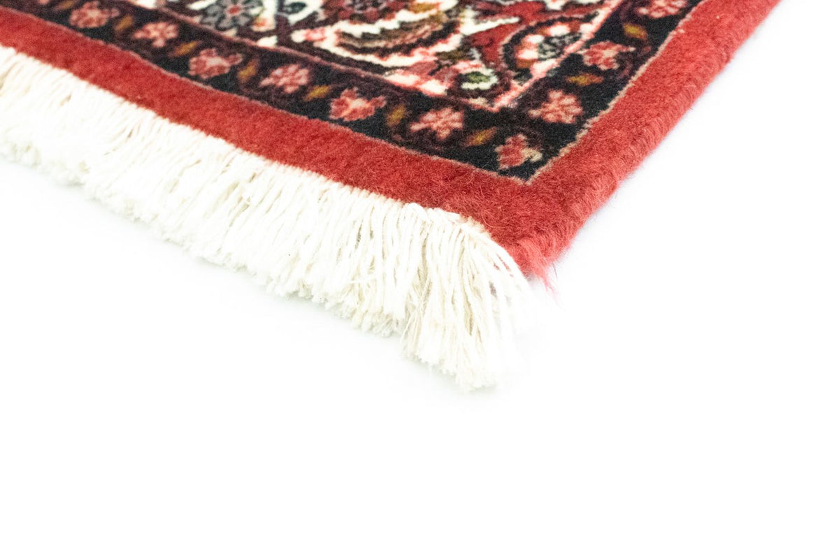 Tapis de couloir Tapis persan - Bidjar - 393 x 82 cm - rouge
