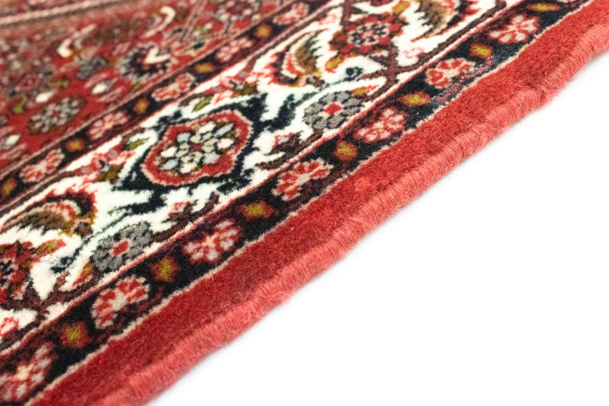 Tapis de couloir Tapis persan - Bidjar - 393 x 82 cm - rouge