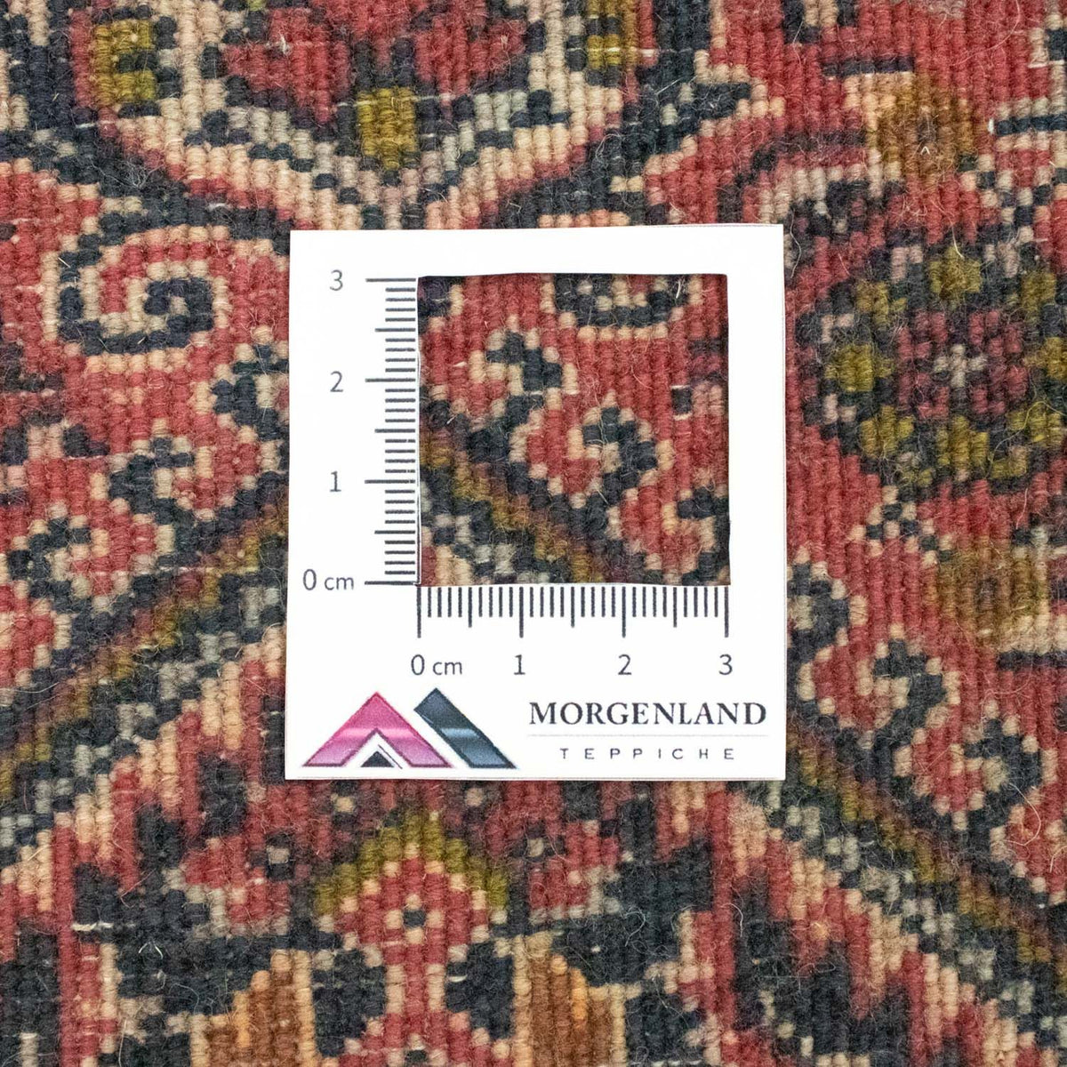 Tapis de couloir Tapis persan - Bidjar - 393 x 82 cm - rouge