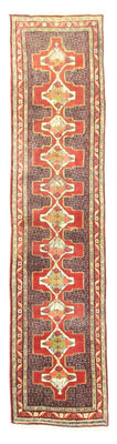 Tapis de couloir Tapis persan - Nomadic - 382 x 90 cm - rouge