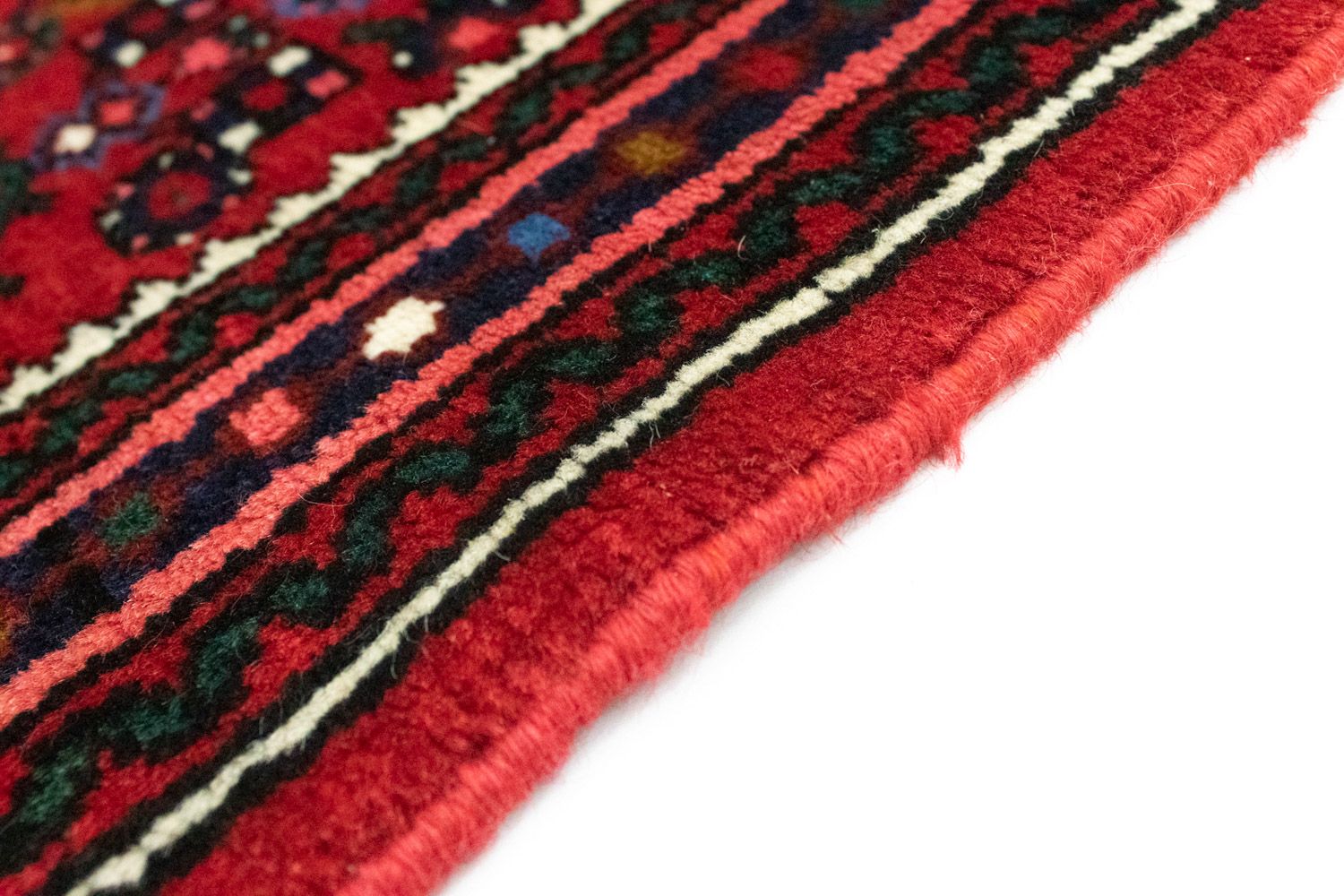 Tapis de couloir Tapis persan - Nomadic - 306 x 73 cm - rouge