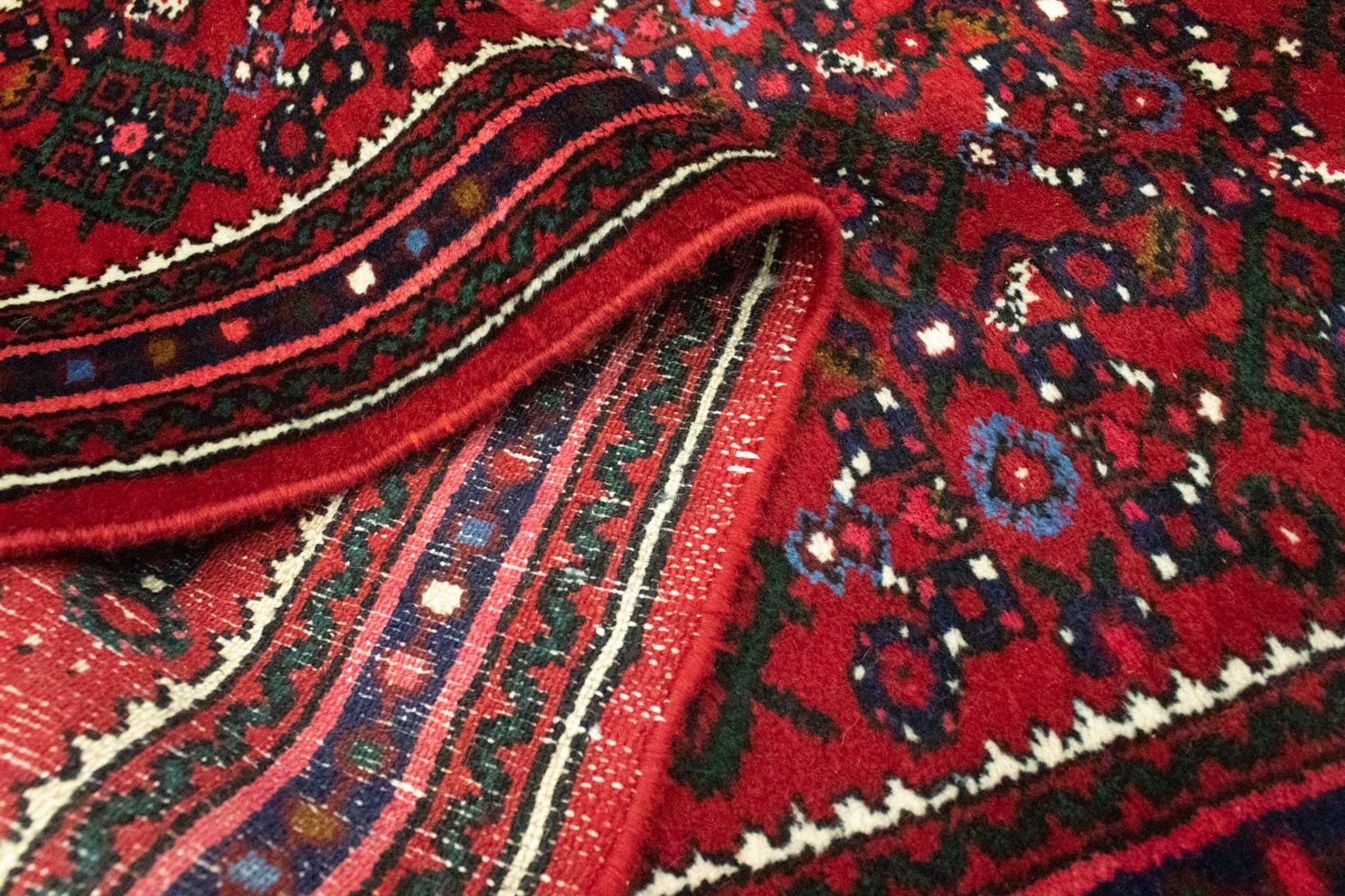 Tapis de couloir Tapis persan - Nomadic - 306 x 73 cm - rouge