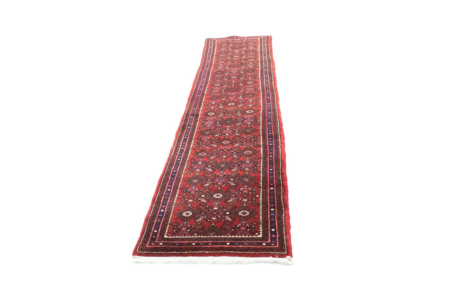 Tapis de couloir Tapis persan - Nomadic - 306 x 73 cm - rouge